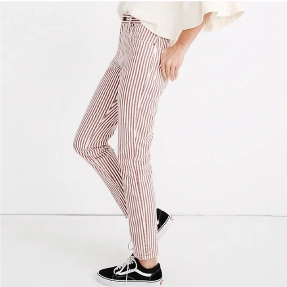 Madewell Cream Top and Striped Pants Bundle - Picture 3 of 3
